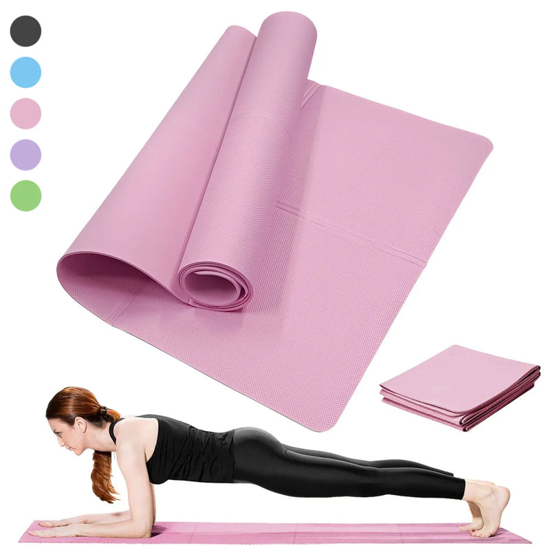 Tapete de Yoga para Pilates e Fitness