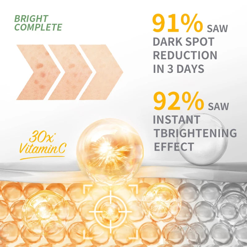 Garnier Bright Complete 30x Vitamina C com Niacinamida, Essência Facial Reparadora para Remoção de Acne