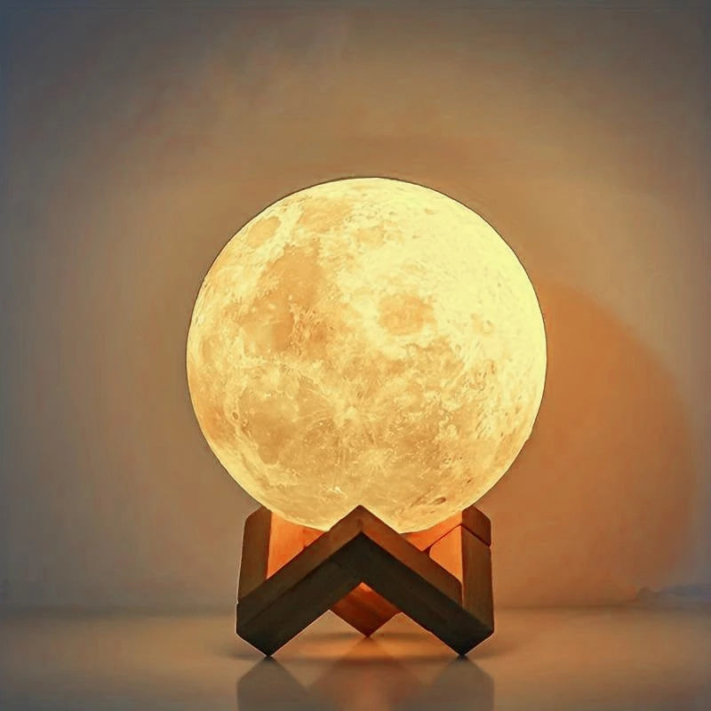 Lua Luminária Noturna Para Decoração de Casa