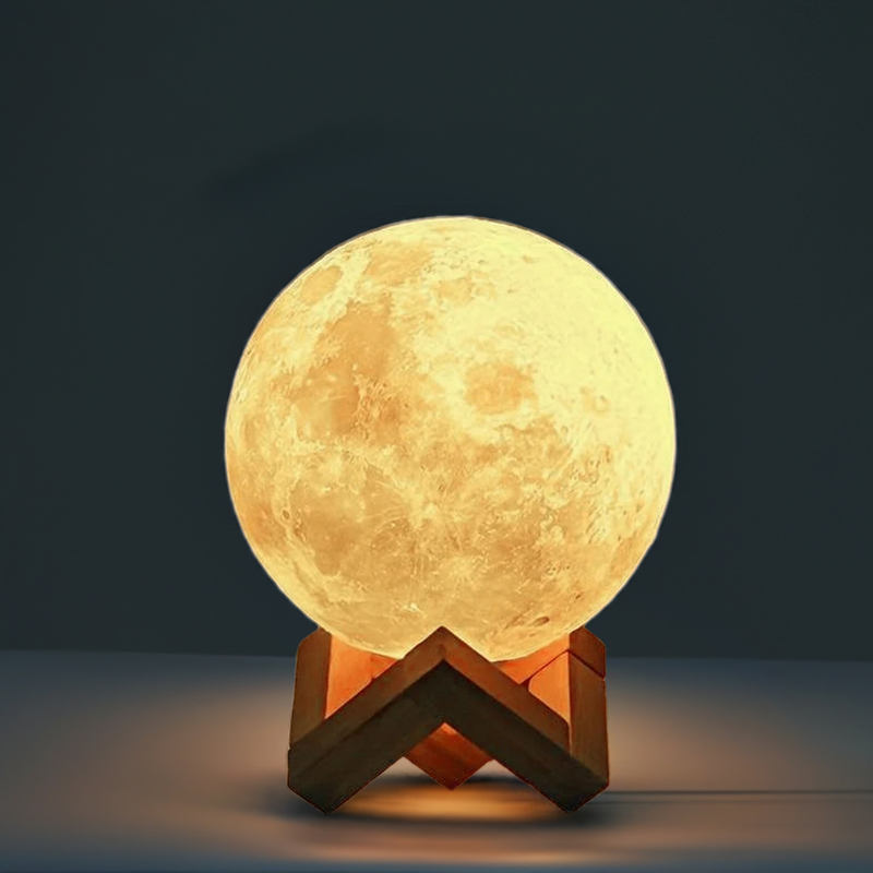 Lua Luminária Noturna Para Decoração de Casa